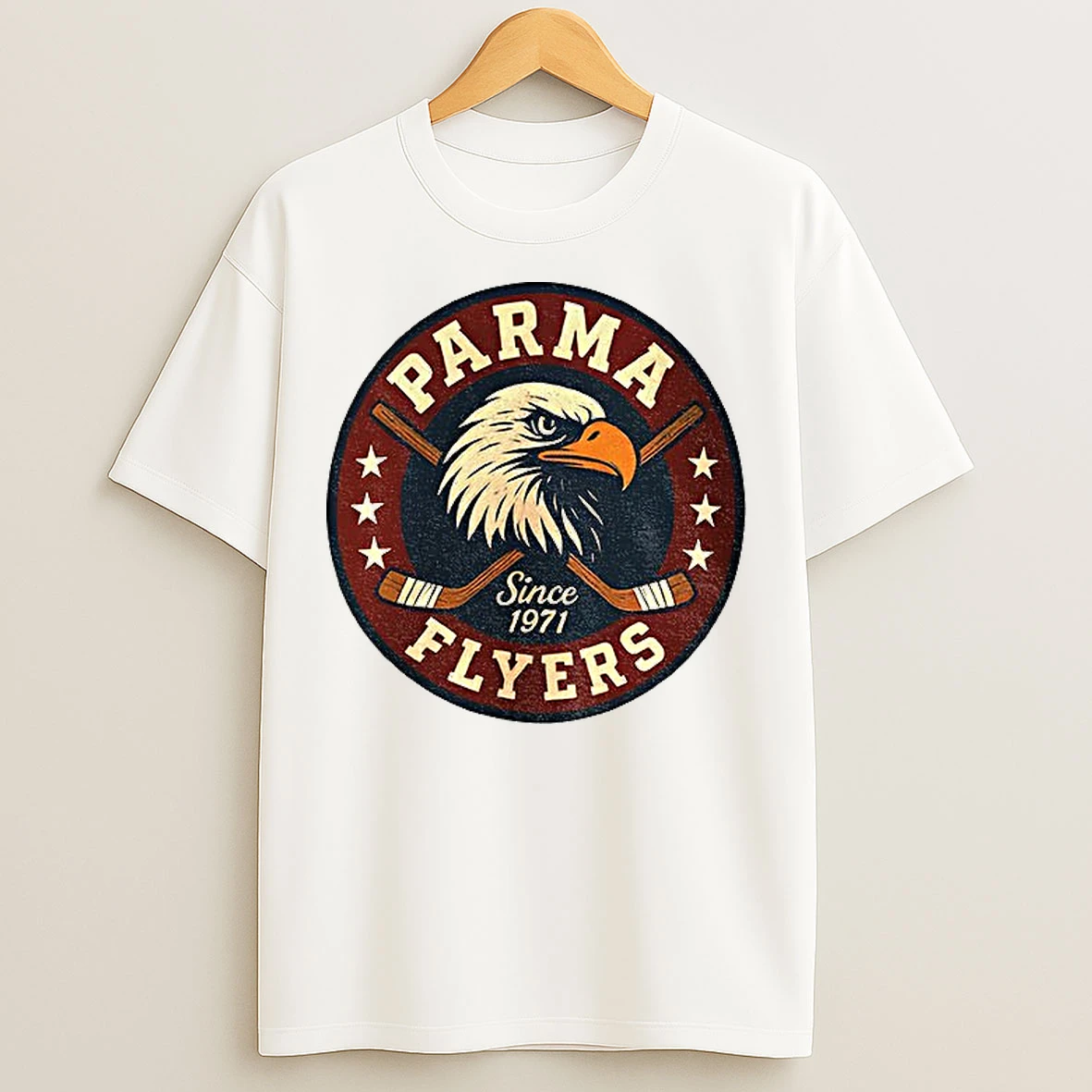 Classic Parma Flyers Eagle Since 1971 T Shirts