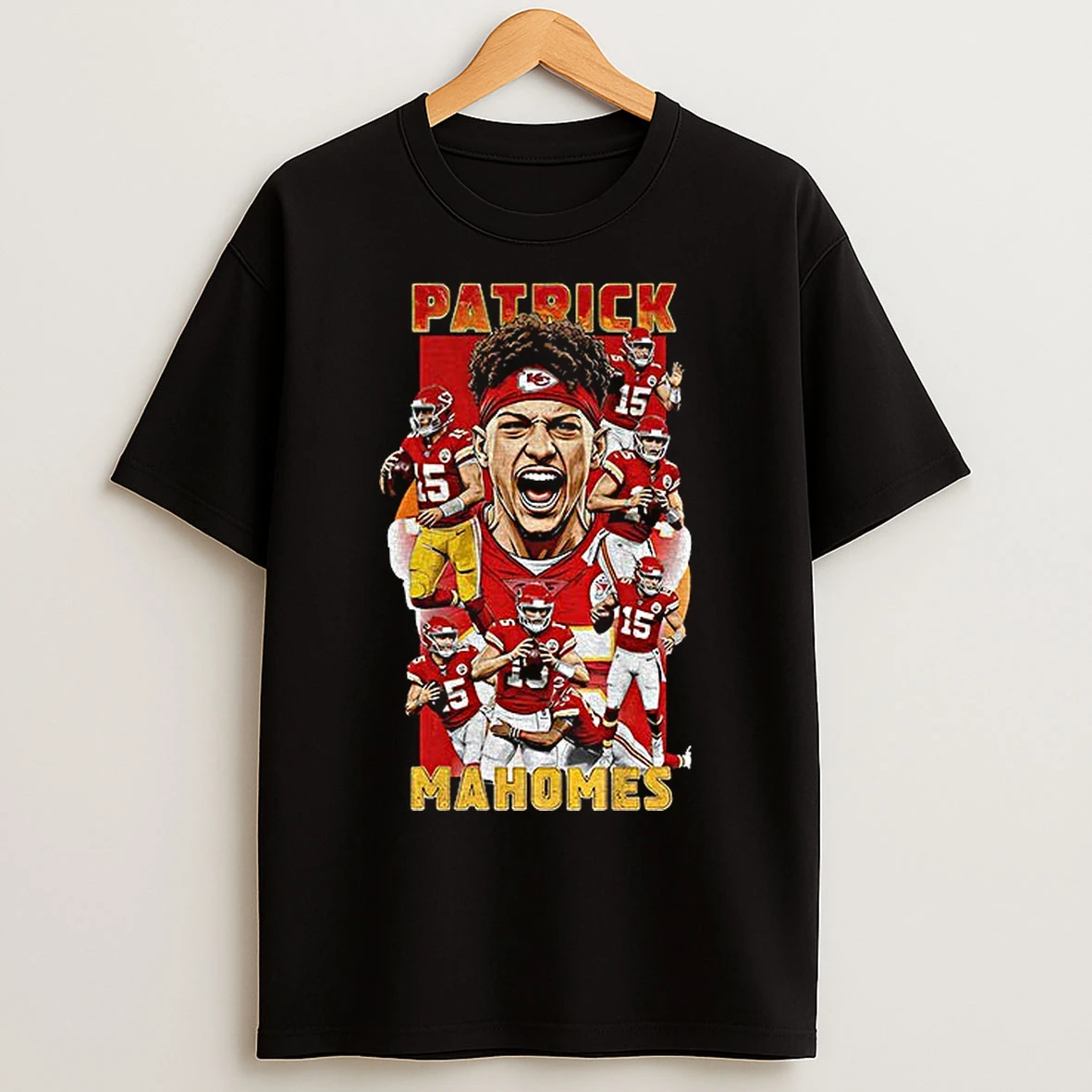 Classic Patrick Mahomes Football Chiefs Kingdom Graphic T Shirts