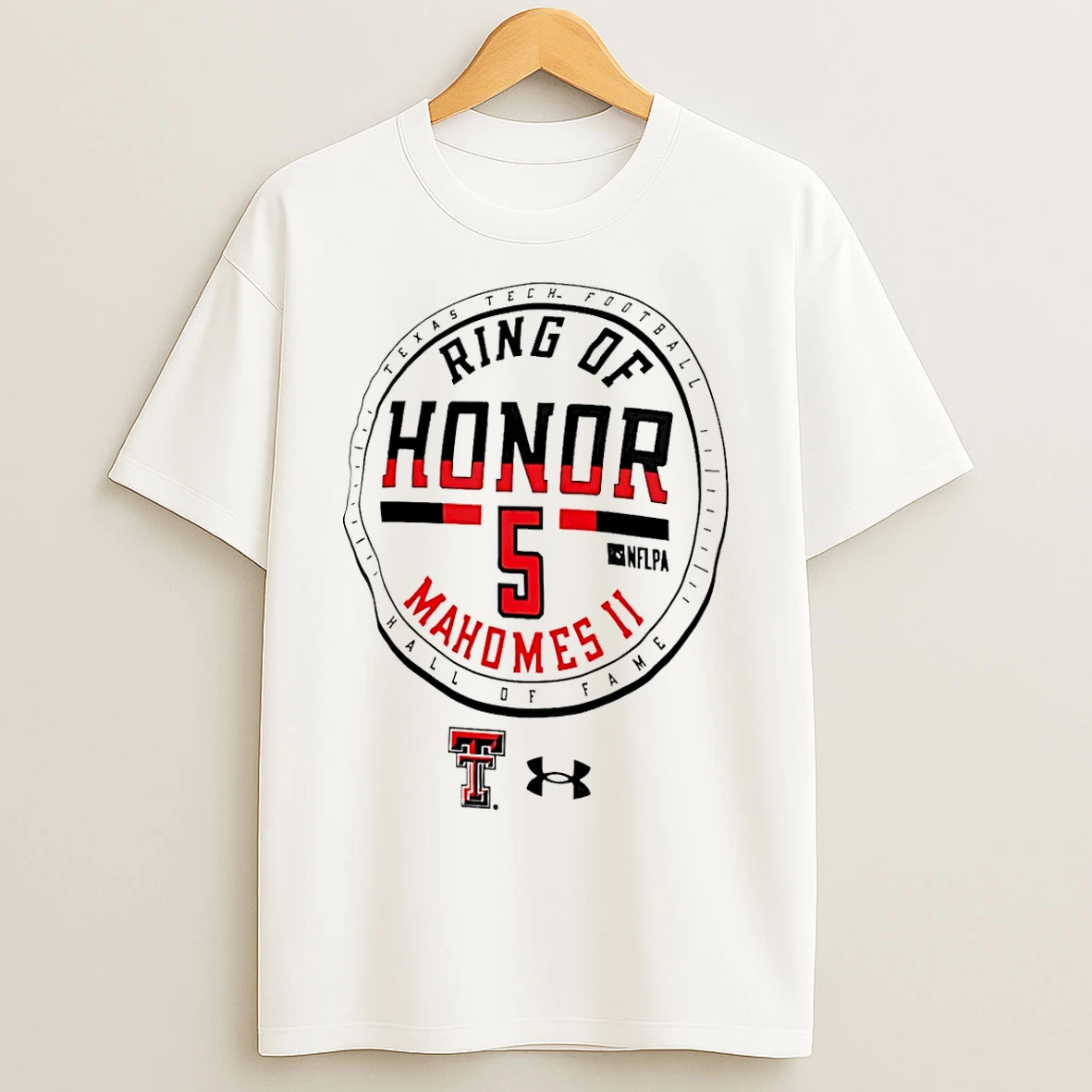 Classic Patrick Mahomes Texas Tech Red Raiders Ring Of Honor T Shirts