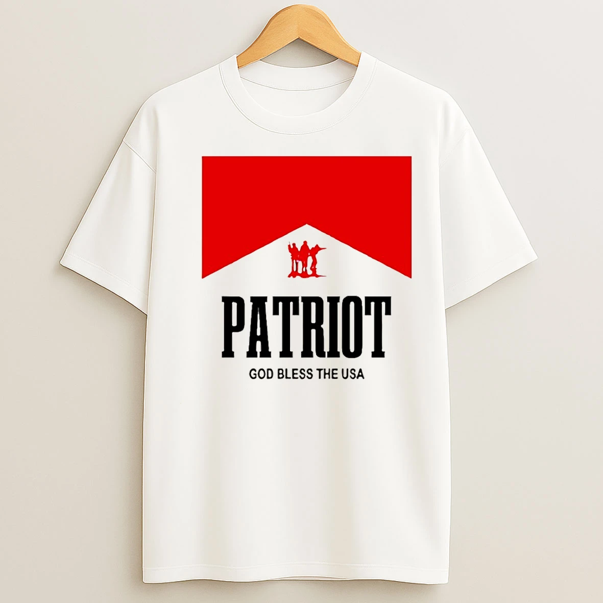 Classic Patriot God Bless The Usa Cigarette Christmas T Shirts