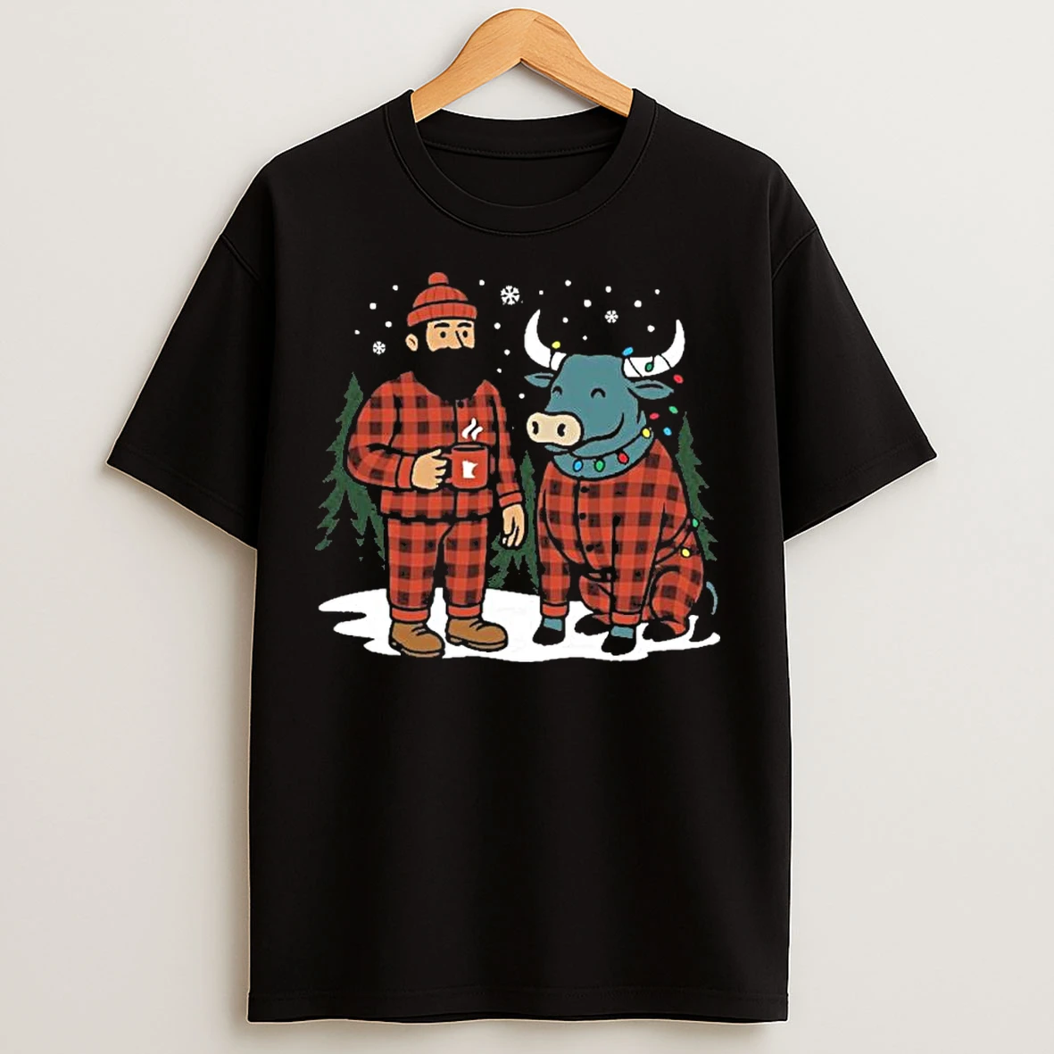 Classic Paul Babe Jammies Minnesota Christmas T Shirts