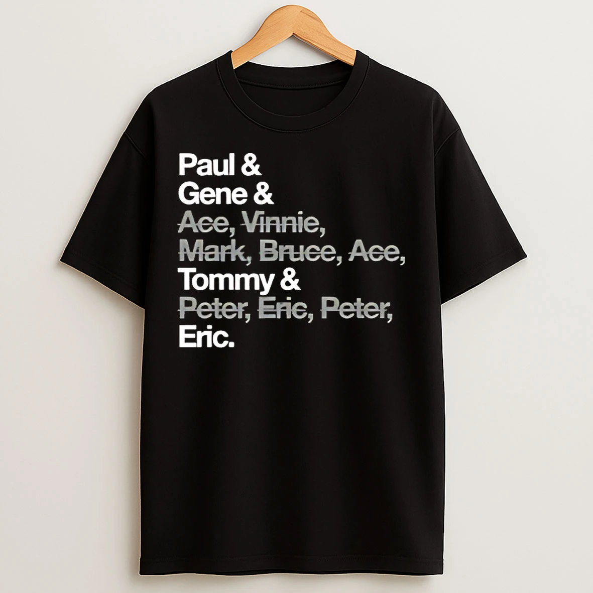 Classic Paul Gene Tommy Eric T Shirts