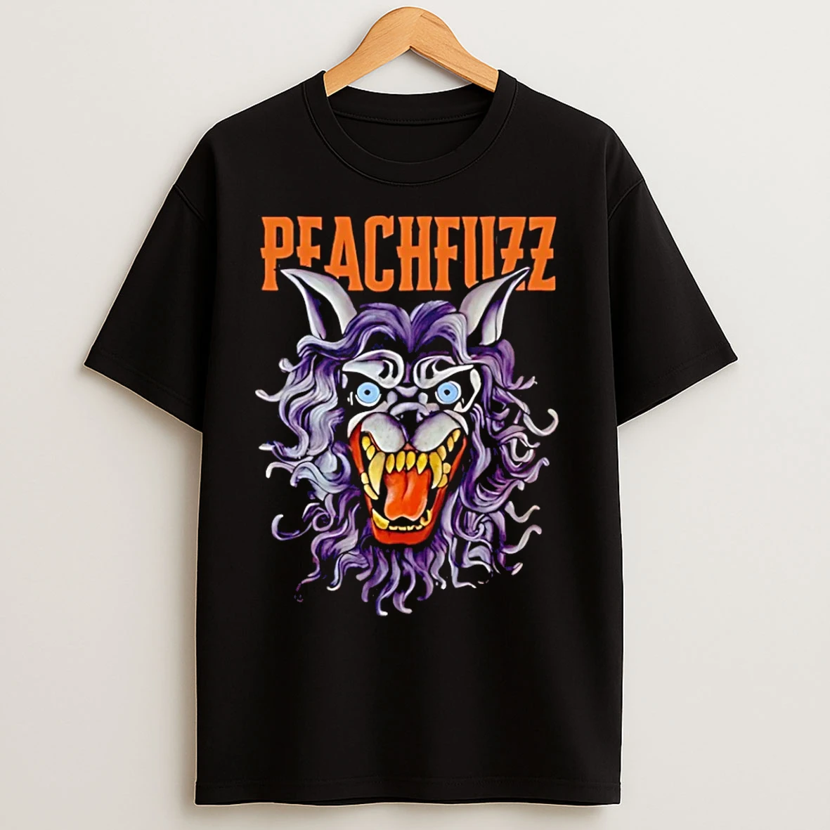 Classic Peachfuzz Creep Wolf Mask T Shirts