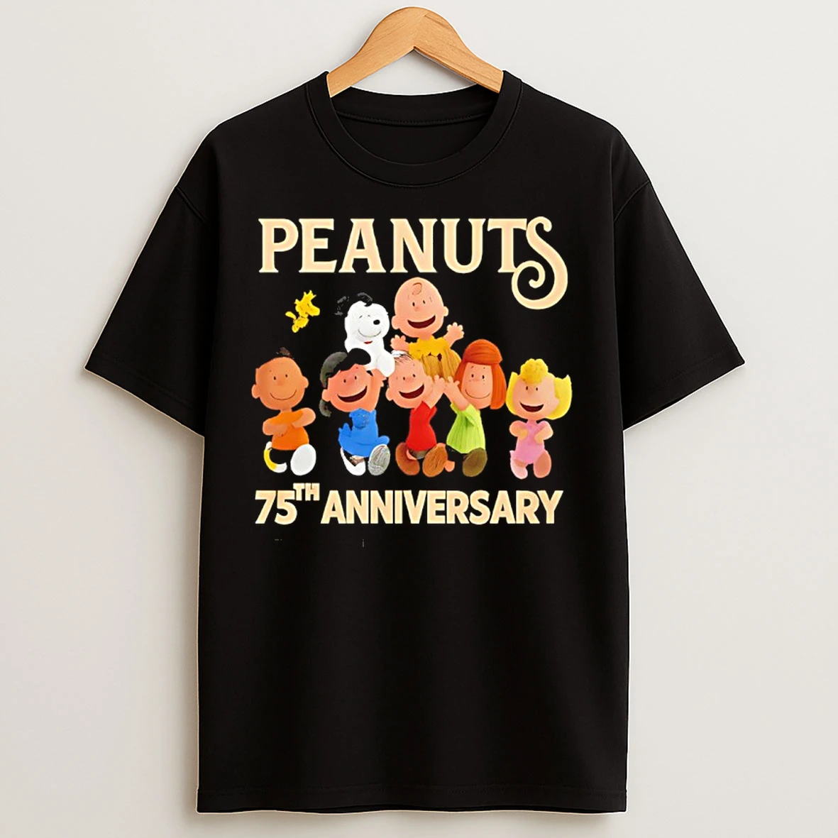 Classic Peanuts 75th Anniversary 1950 2025 Cartoon T Shirts