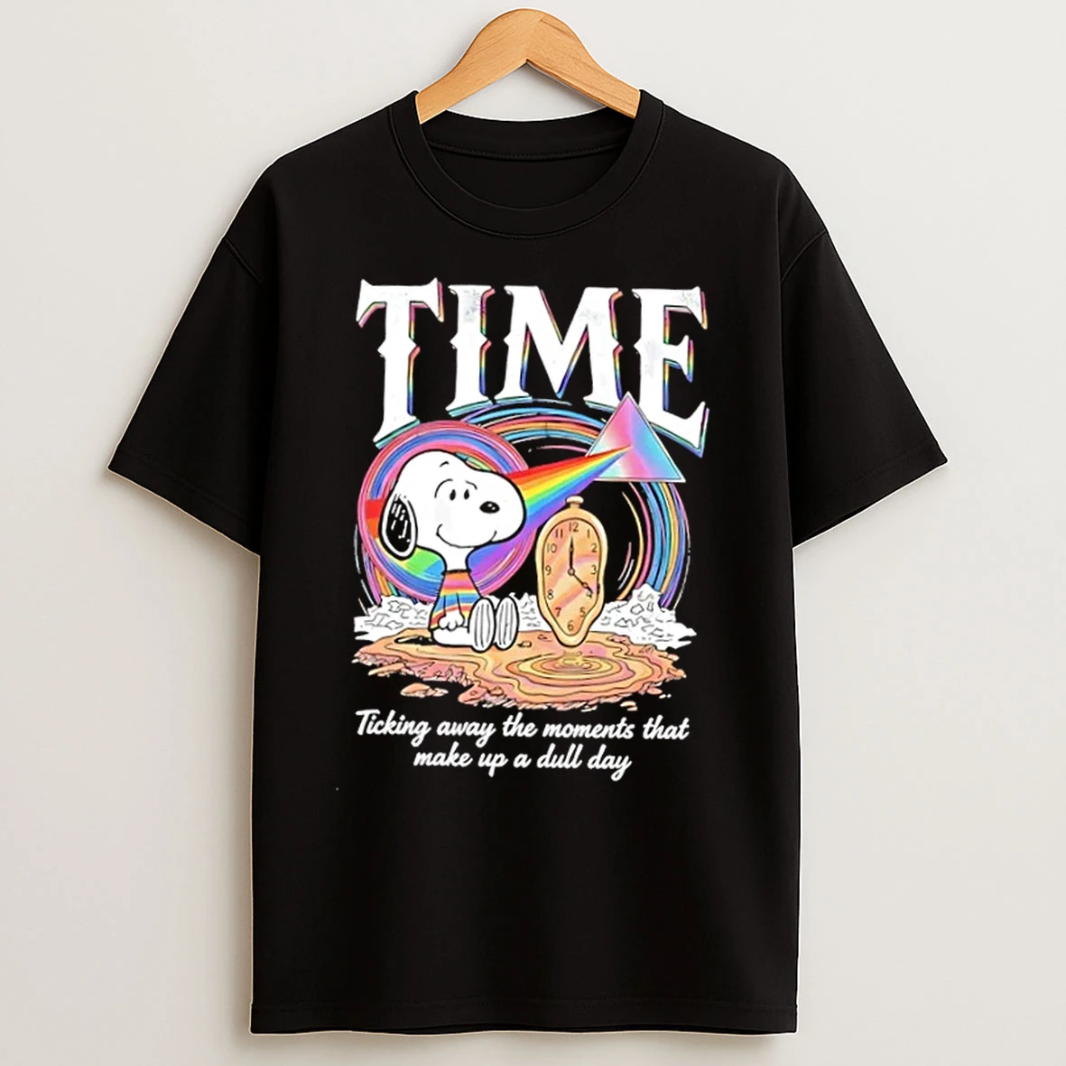 Classic Peanuts Snoopy Time Ticking Away The Moments That Make Up A Dull Day T Shirts