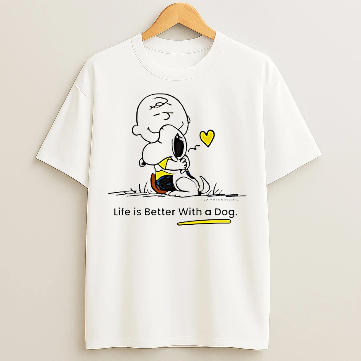 Classic Peanuts Life Is Better With A Dog T Shirts