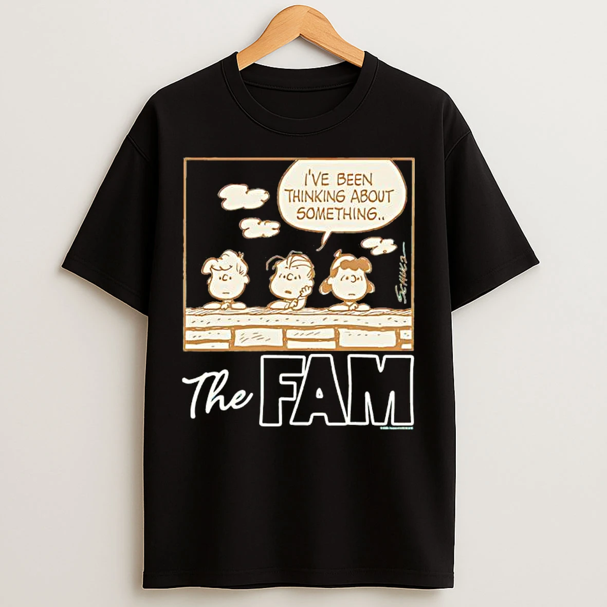 Classic Peanuts The Fam Ive Been Thinking About Something T Shirts