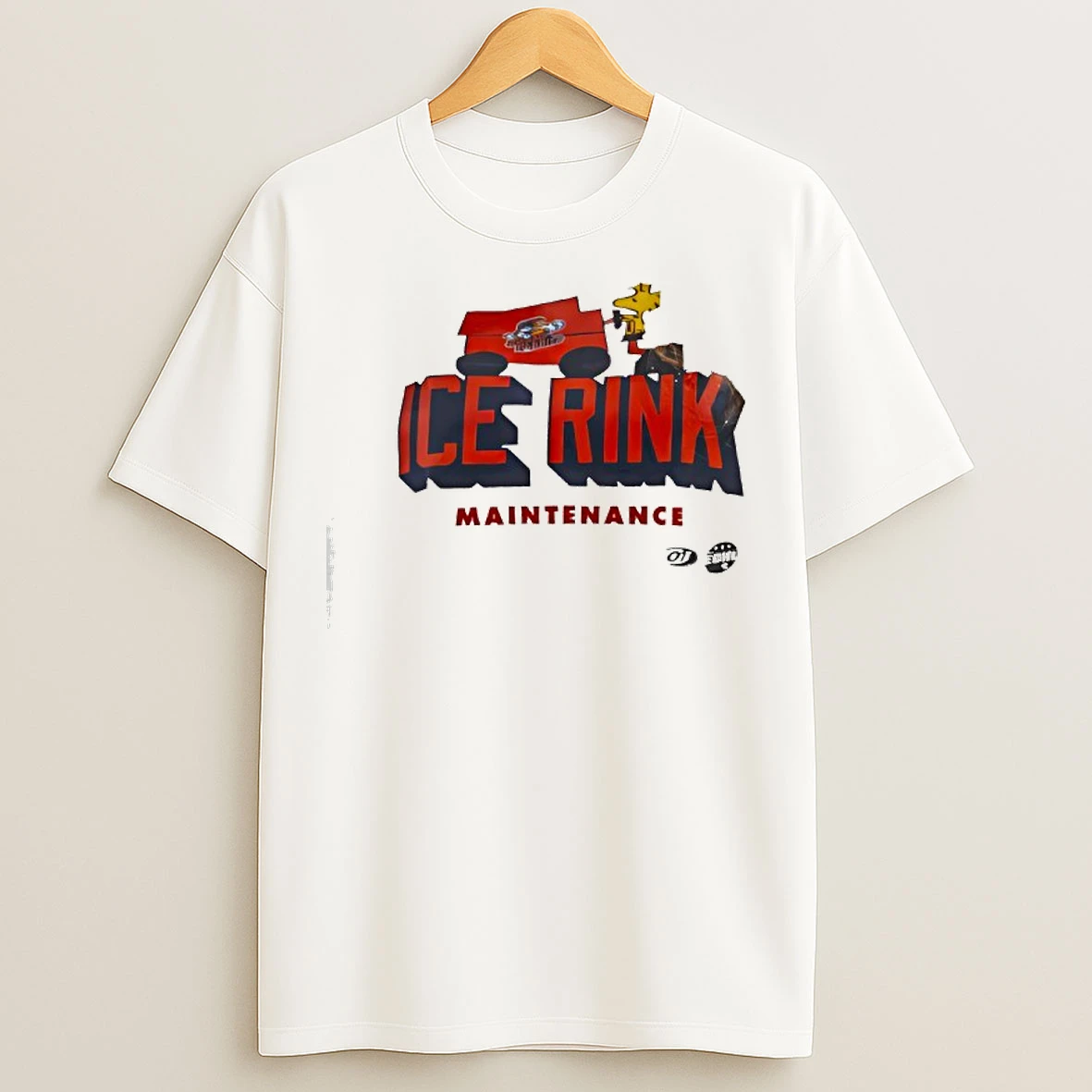 Classic Peanuts X Ice Rink Maintenance T Shirts