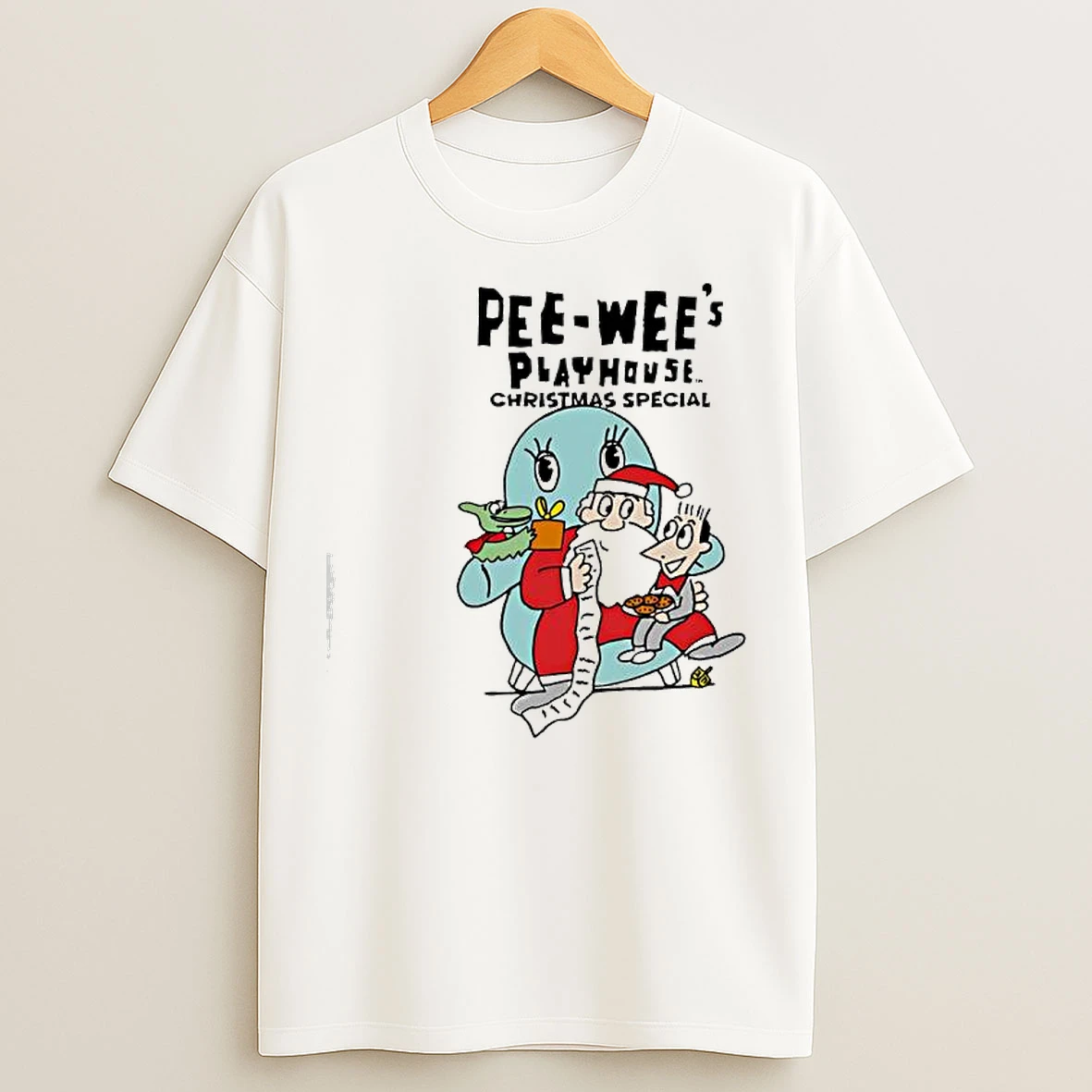 Classic Pee Wees Playhouse Christmas Special Merchandise T Shirts