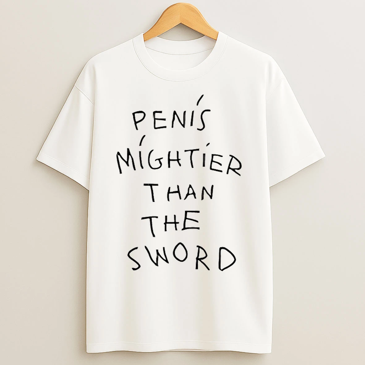 Classic Penis Mightier Than The Sword T Shirts