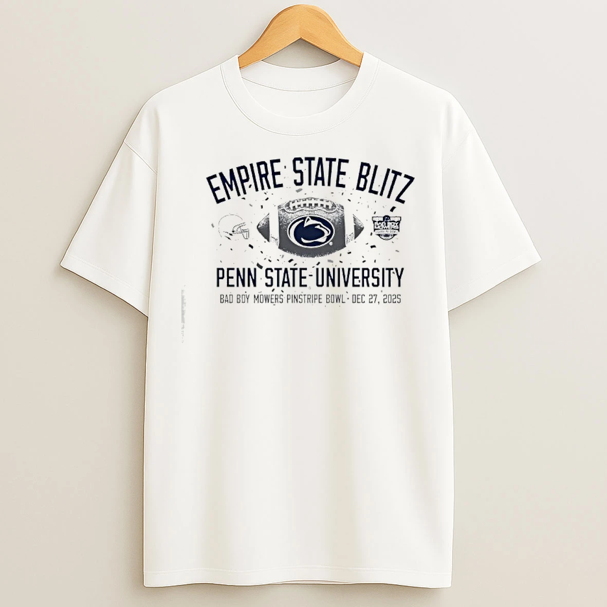 Classic Penn State 2025 Pinstripe Bowl T Shirts