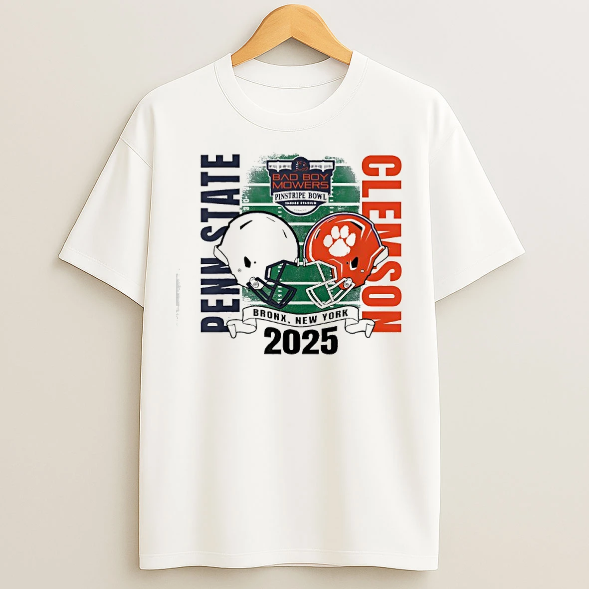 Classic Penn State Nittany Lions Vs Clemson Tigers Pinstripe Bowl 25 T Shirts