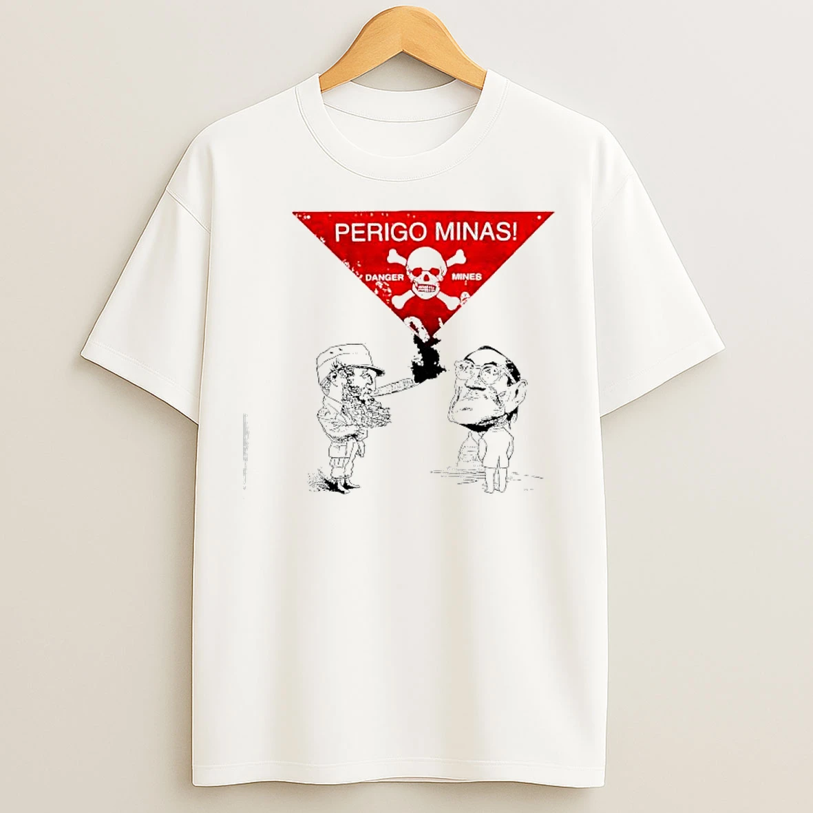 Classic Perigo Minas Danger Mines Graphic T Shirts