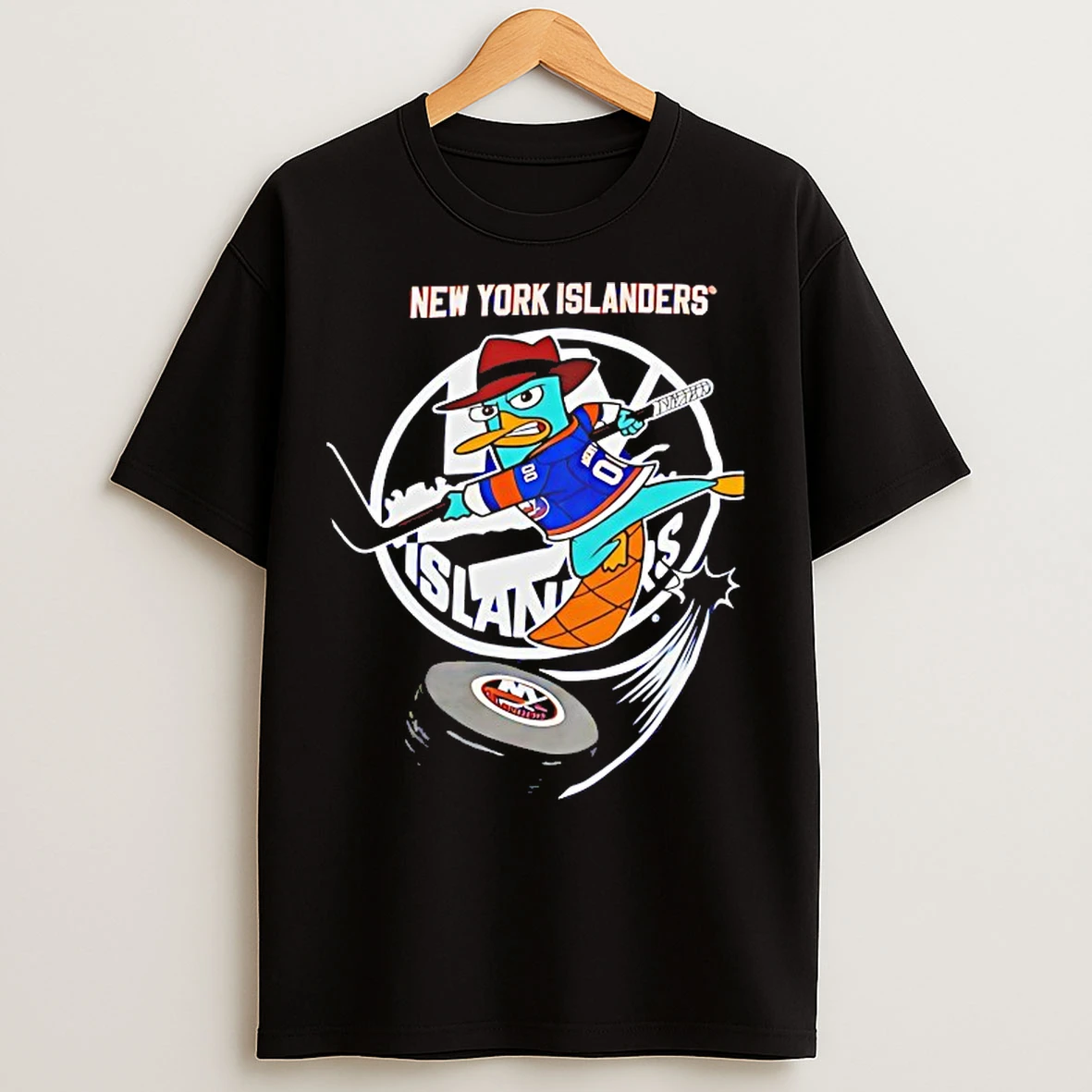 Classic Perry The Platypus New York Islanders T Shirts