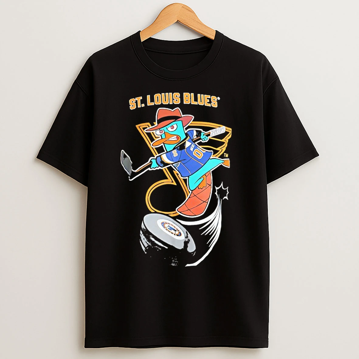 Classic Perry The Platypus St Louis Blues T Shirts