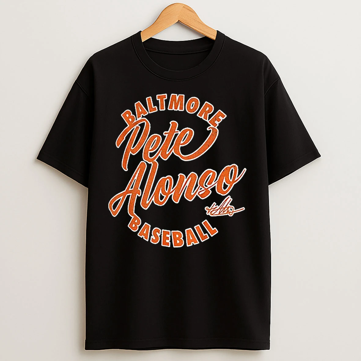 Classic Pete Alonso Baltimore Orioles Baseball Signature 2025 T Shirts