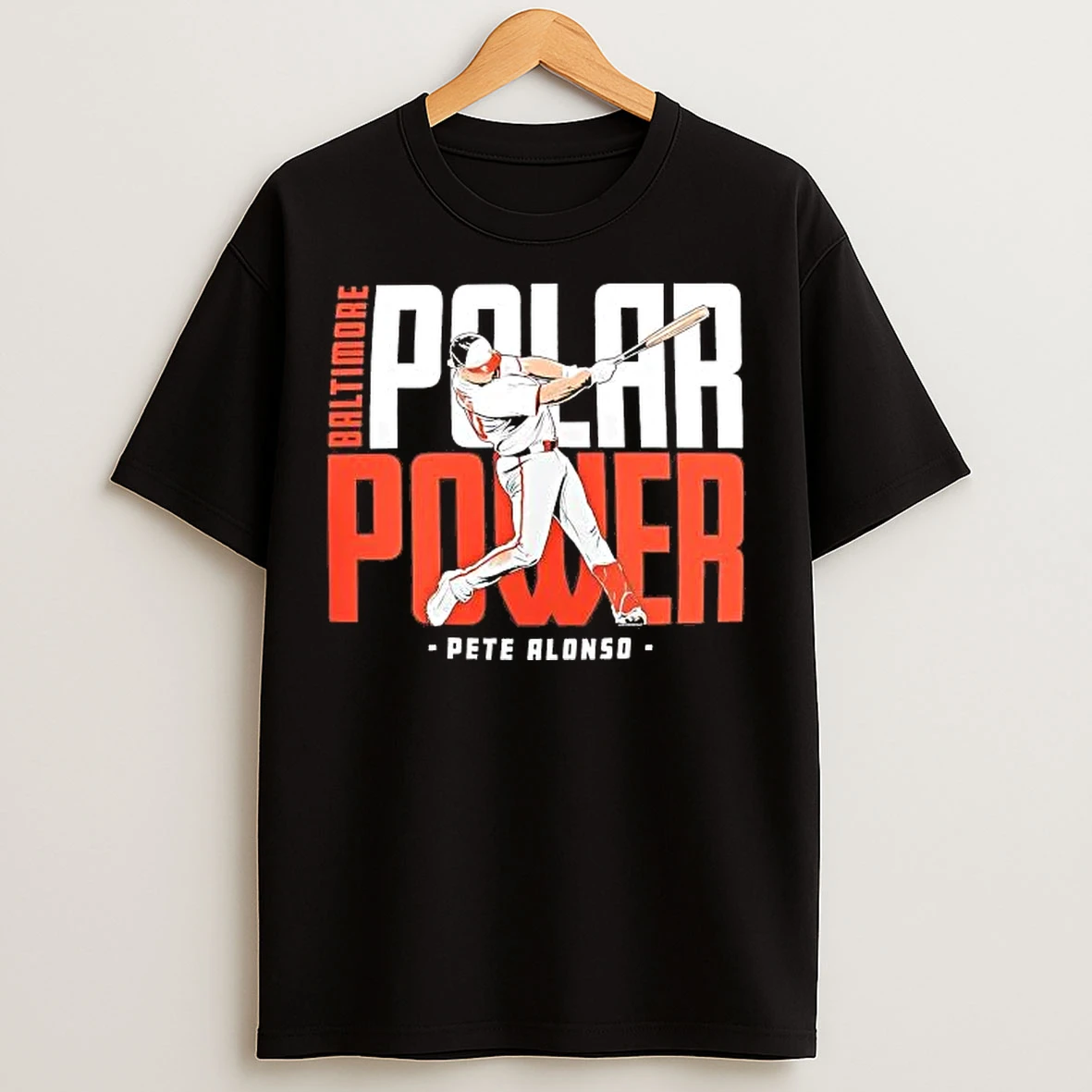 Classic Pete Alonso Batting Polar Power Baltimore Orioles T Shirts