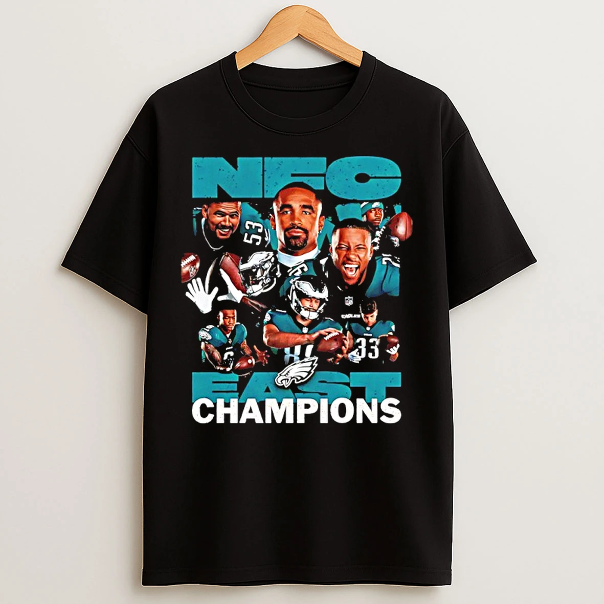 Classic Philadelphia Eagles 2025 Nfc East Champions Graphic T Shirts