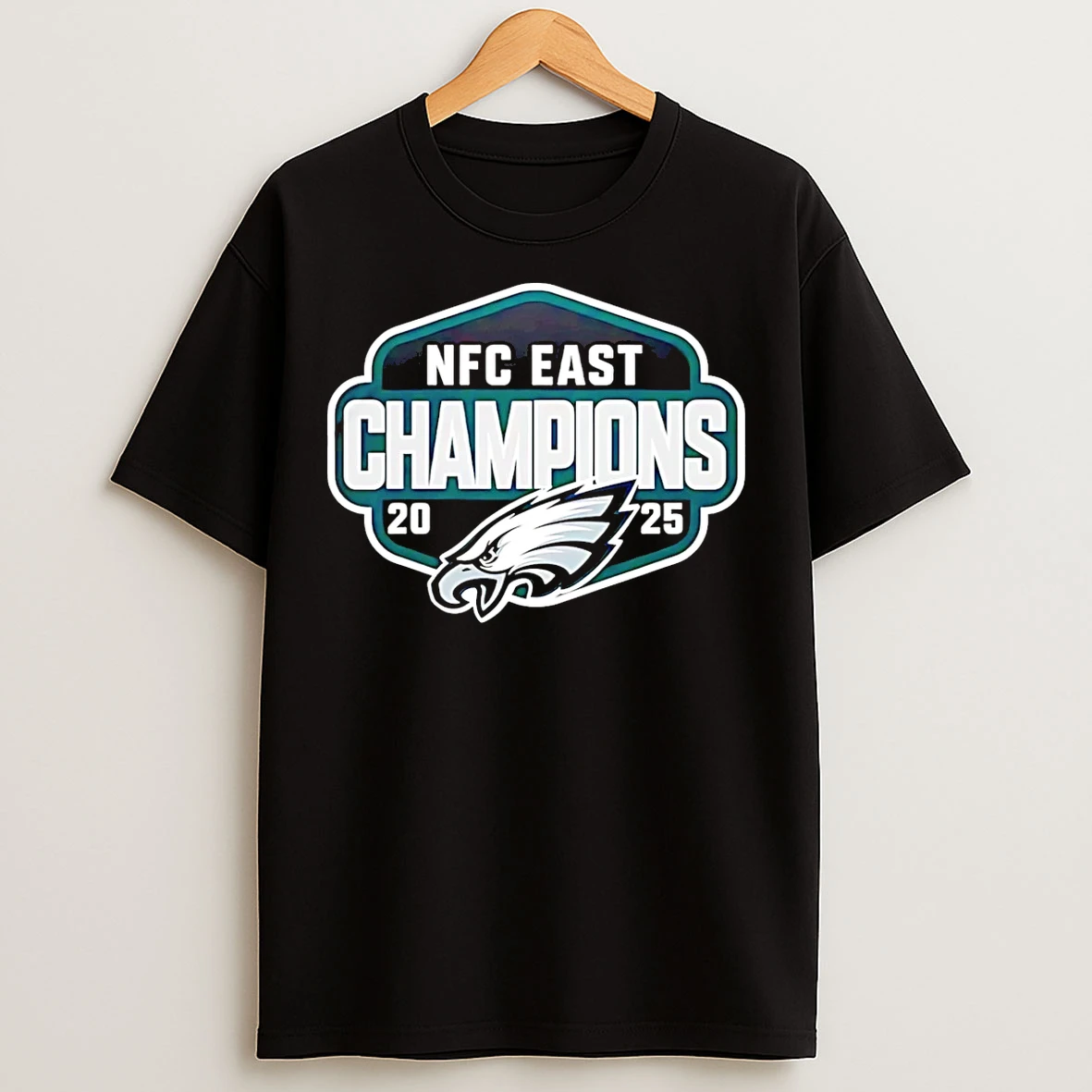 Classic Philadelphia Eagles 2025 Nfc East Division Champions Logo T Shirts