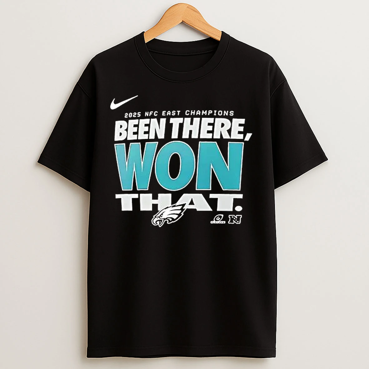 Classic Philadelphia Eagles 2025 Nfc East Champions Been There Won That T Shirts
