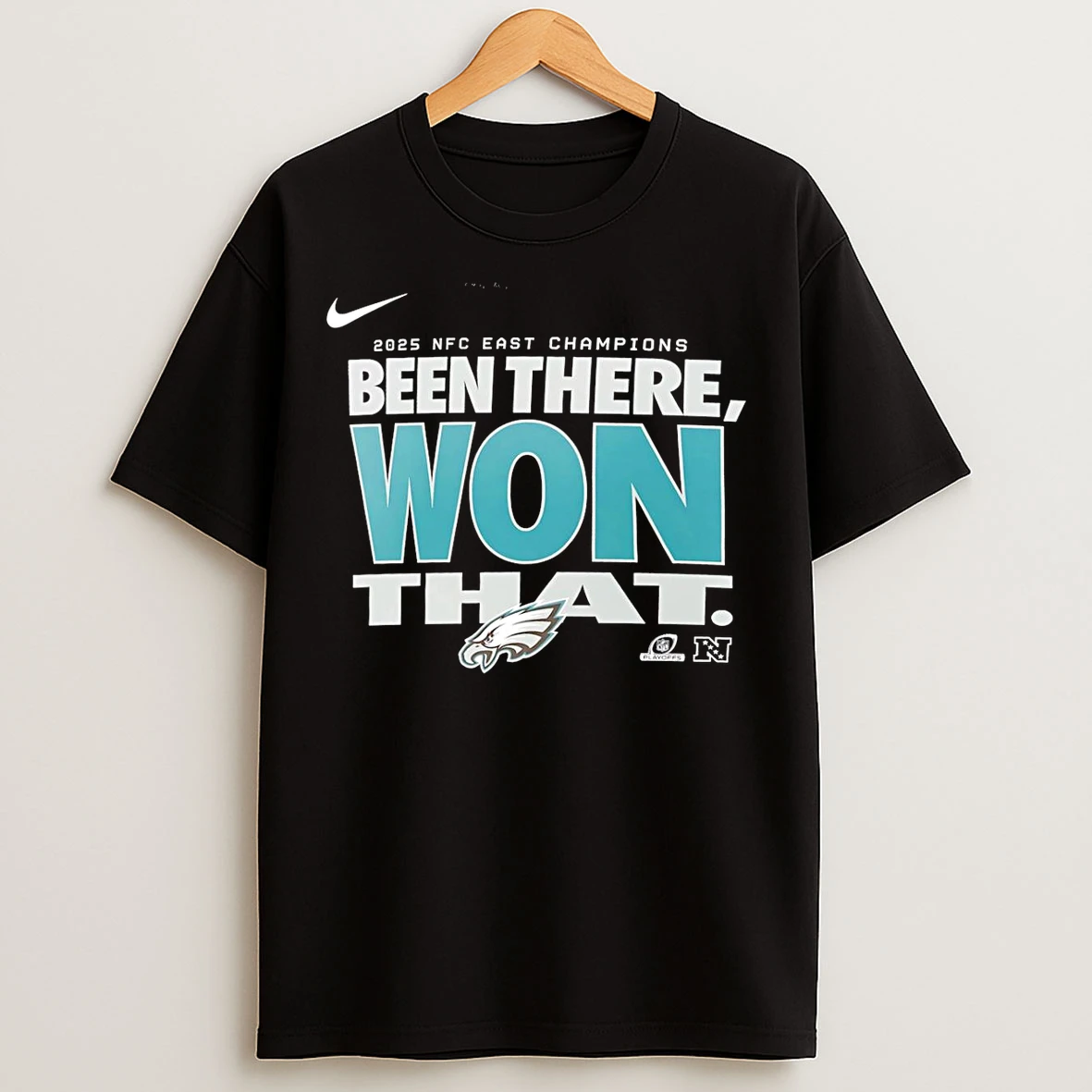 Classic Philadelphia Eagles Been There Won That 2025 Nfc East Champions Locker Room T Shirts