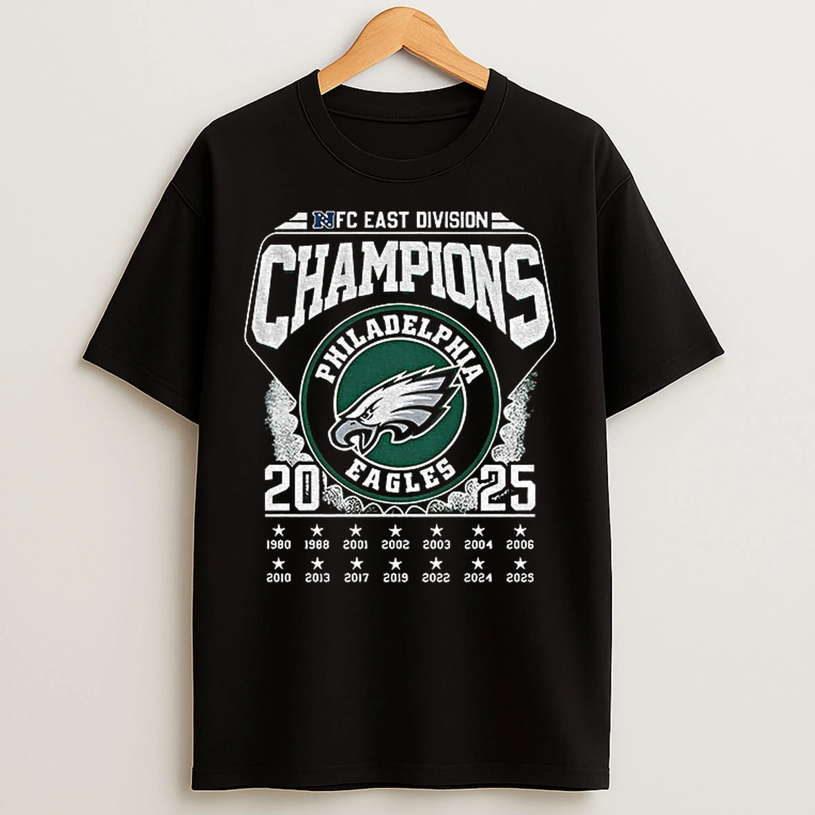 Classic Philadelphia Eagles Football East Division Champions 2025 T Shirts