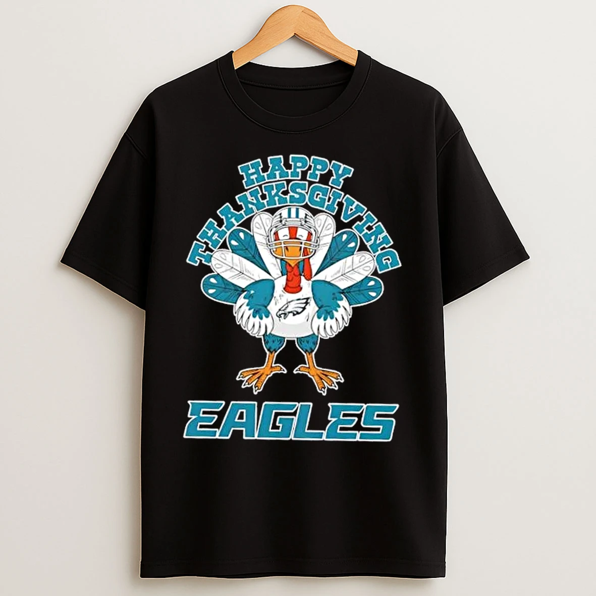 Classic Philadelphia Eagles Football X Turkey Happy Thanksgiving T Shirts