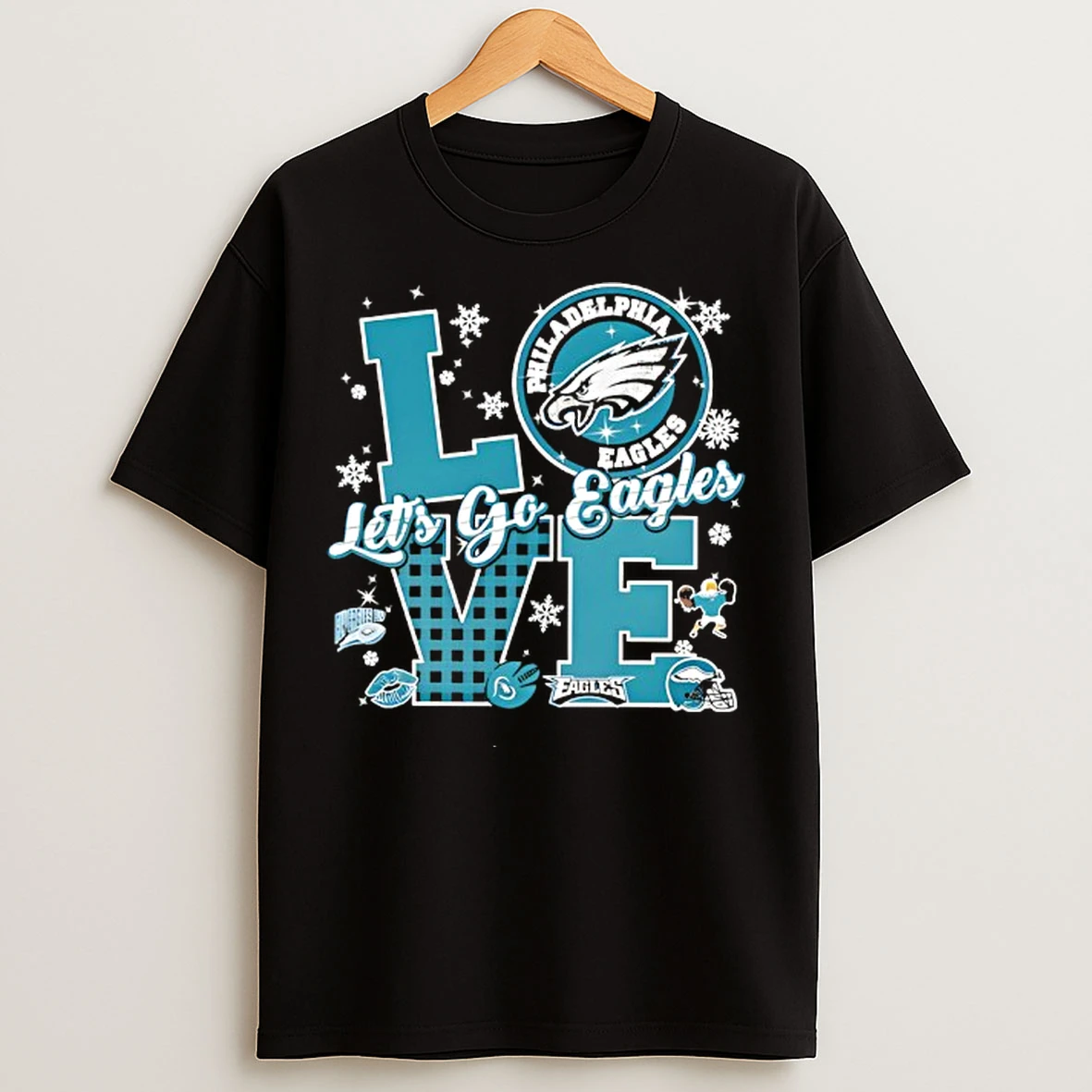 Classic Philadelphia Eagles Lets Go Eagles Love T Shirts