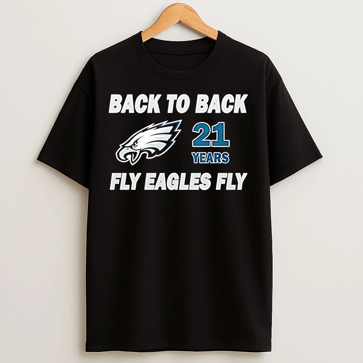 Classic Philadelphia Eagles Nfc East 2025 Back To Back Champions 21 Years T Shirts