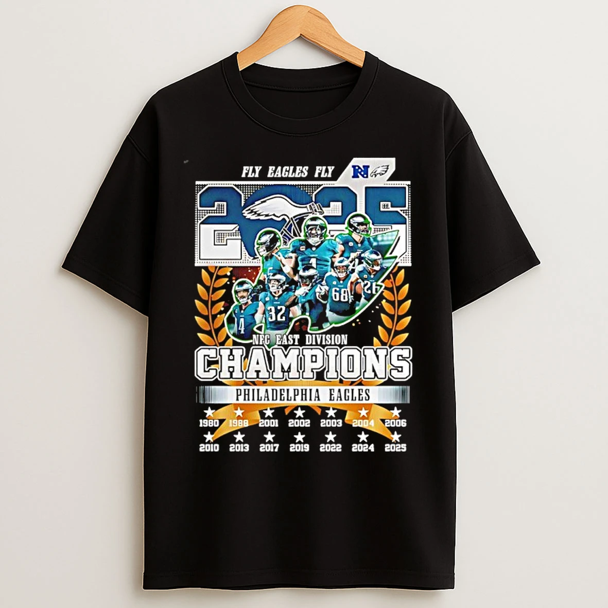 Classic Philadelphia Eagles Nfc East Division 2025 Champions Our Time T Shirts