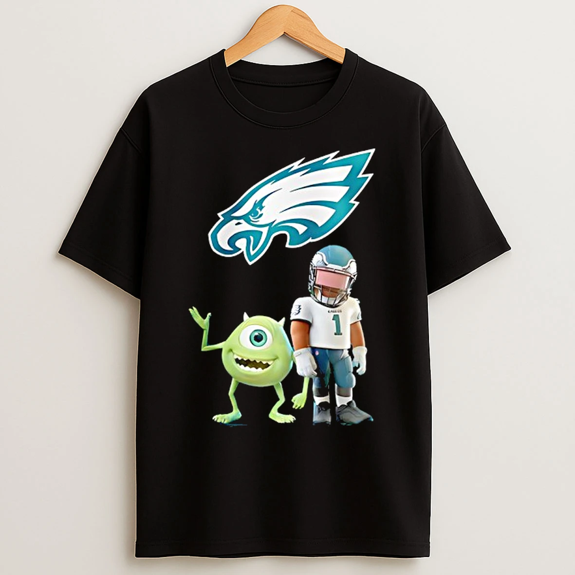 Classic Philadelphia Eagles Nfl X Mike Wazowski T Shirts