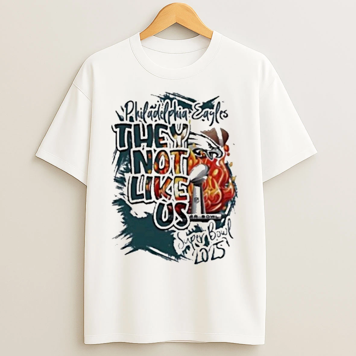 Classic Philadelphia Eagles They Not Like Us Super Bowl 2025 T Shirts