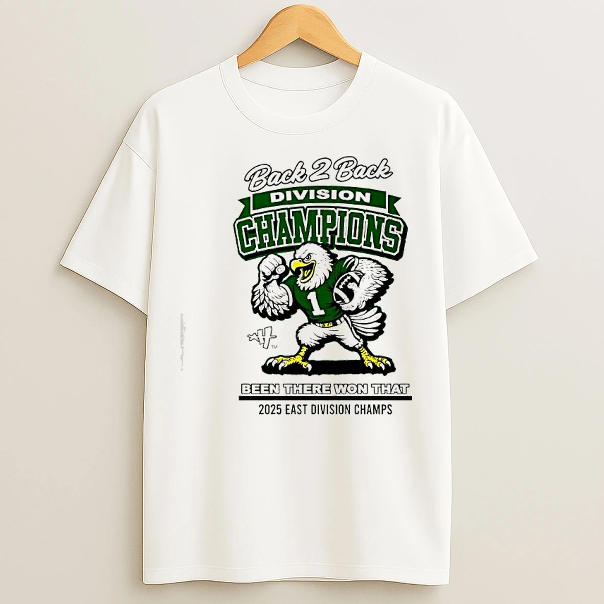 Classic Philadelphia Eagles Back 2 Back Division Champions Been There Won That T Shirts