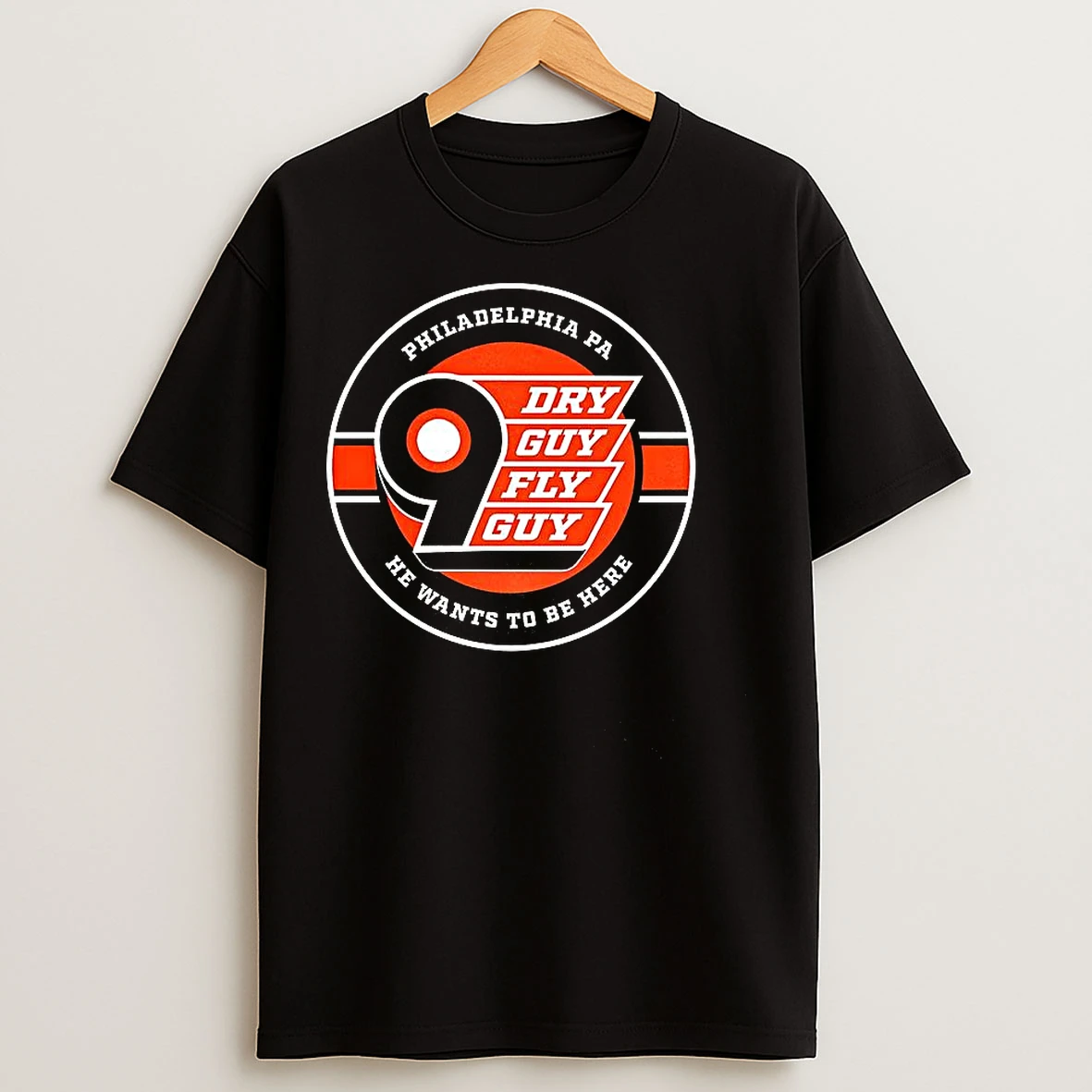Classic Philadelphia Flyers 9 Dry Guy Fly Guy T Shirts