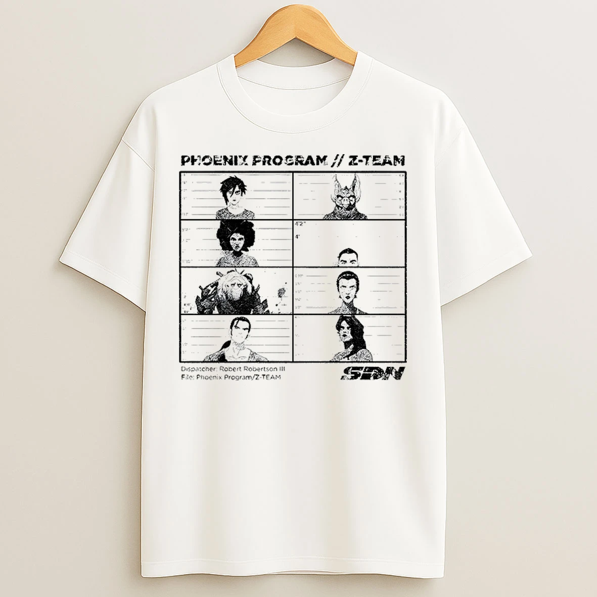 Classic Phoenix Programs Dispatch Z Team Graphic T Shirts