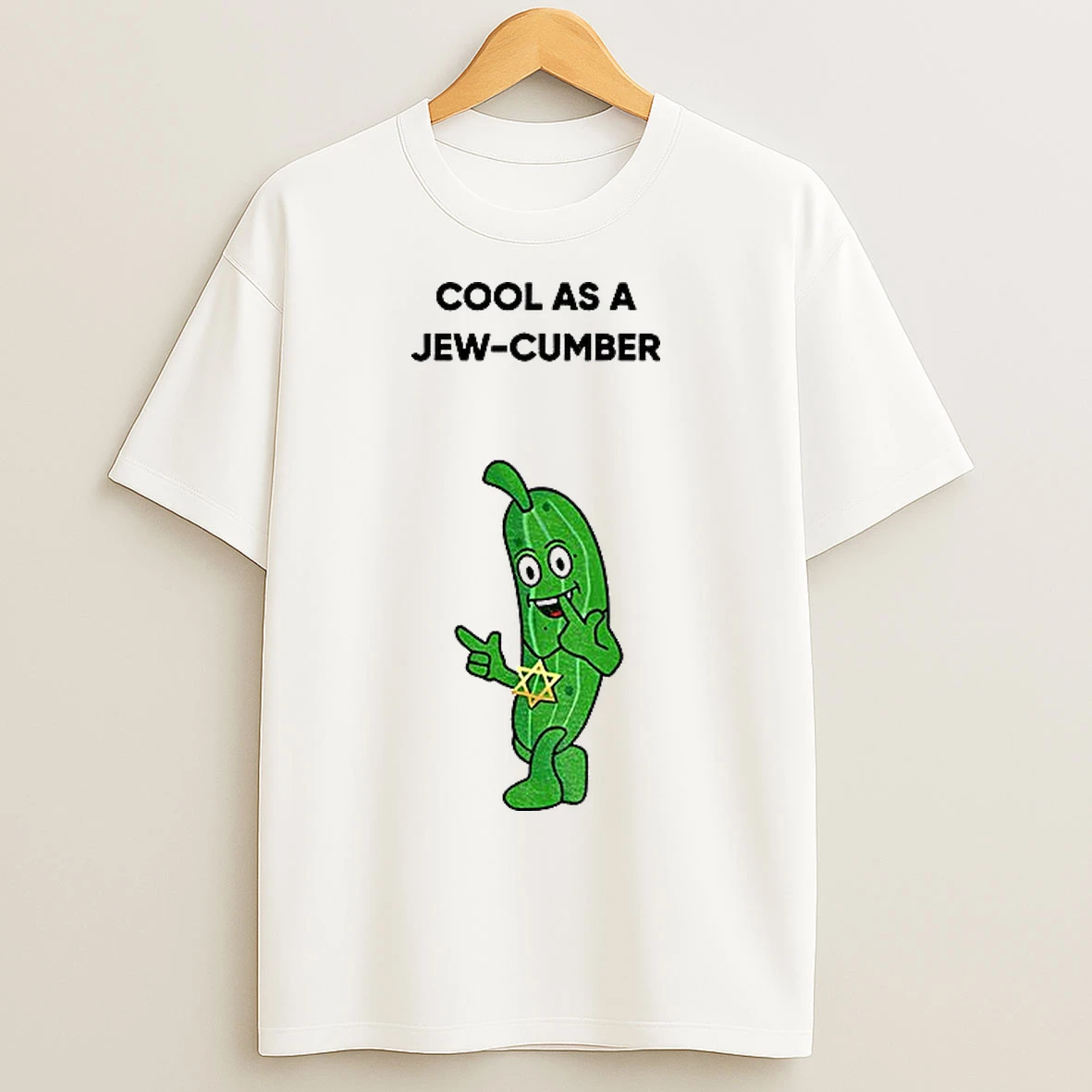 Classic Pickles Cool As A Jew Cumber Jewish T Shirts