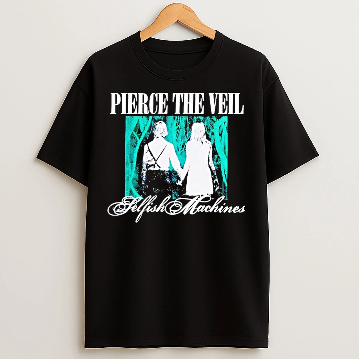 Classic Pierce The Veil Selfish Machines Holding Hands T Shirts