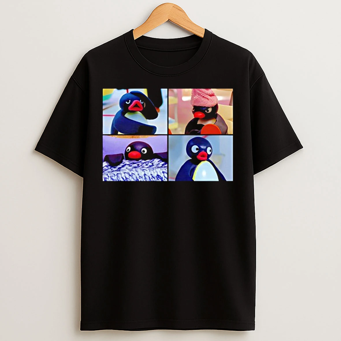 Classic Pingu Moods Cute T Shirts
