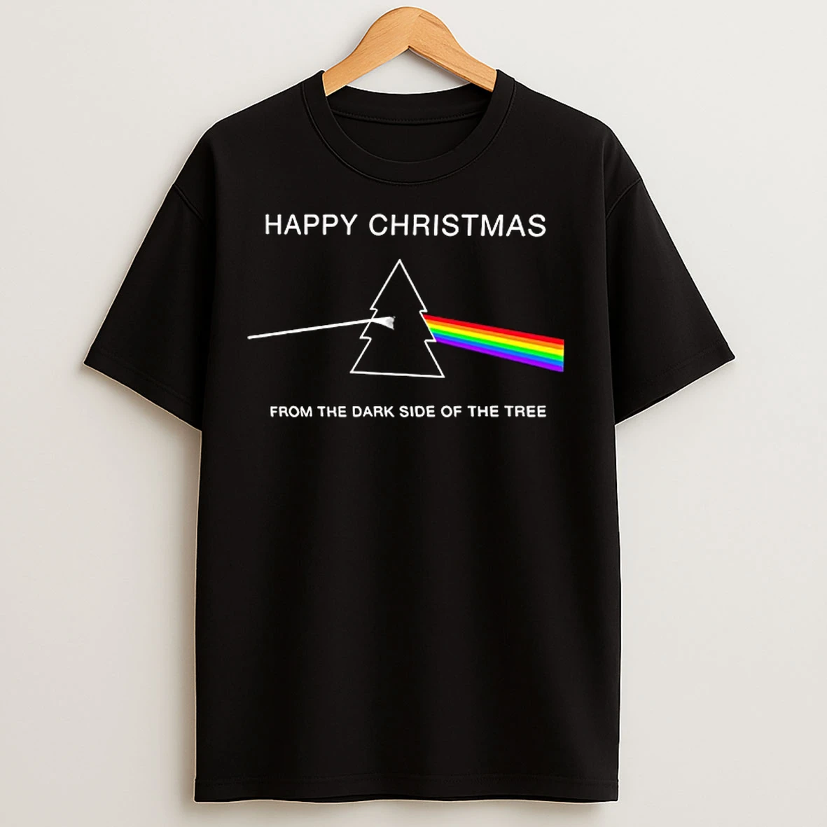 Classic Pink Floyd Band Happy Christmas From The Dark Side Of The Tree T Shirts