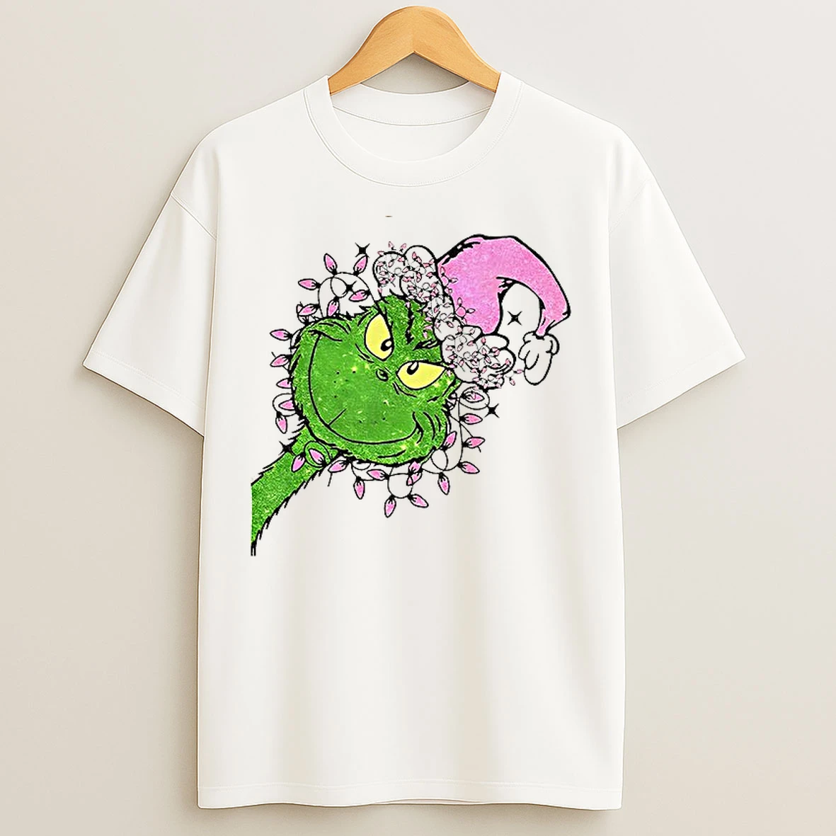 Classic Pink Grinch Feeling Extra Grinchy Today Christmas T Shirts