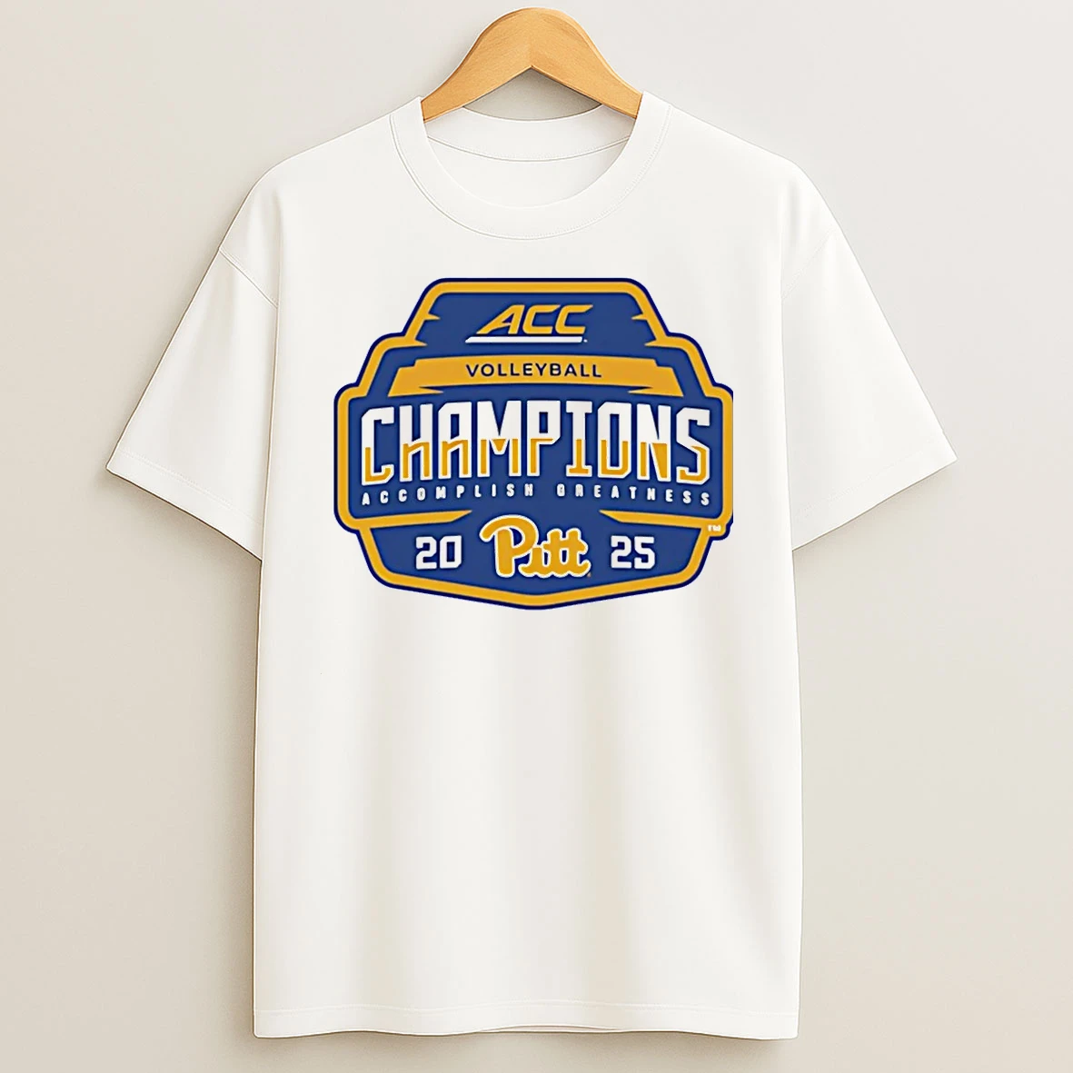 Classic Pitt Panthers 2025 Acc Volleyball Champions Christmas T Shirts