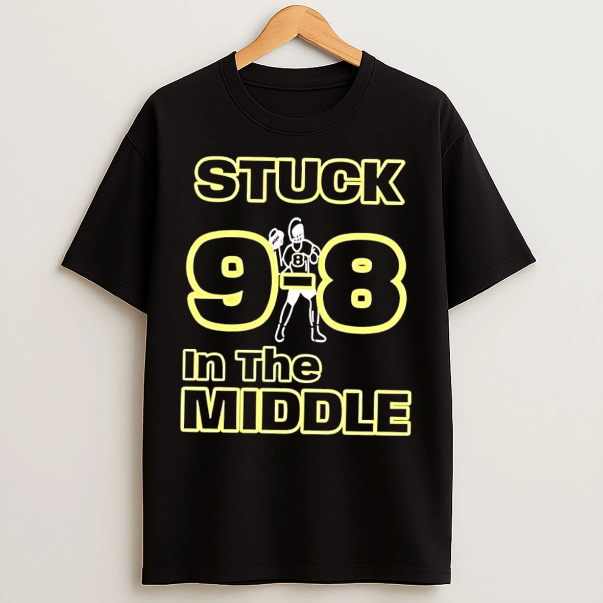 Classic Pittsburgh Panthers Football Stuck 9 8 In The Middle T Shirts