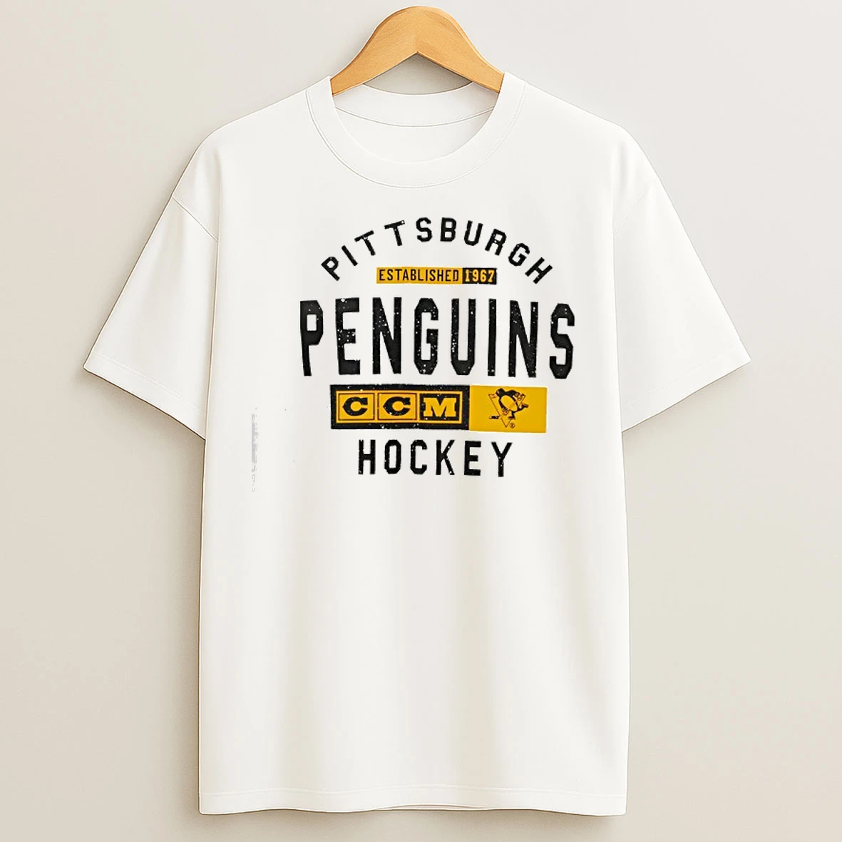 Classic Pittsburgh Penguins Established 1967 T Shirts