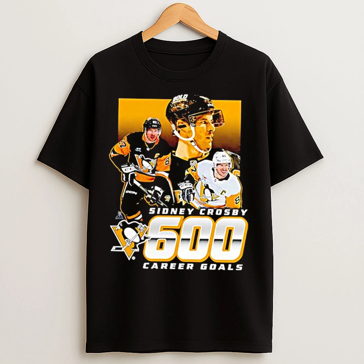 Classic Pittsburgh Penguins Sidney Crosby 600 Career Goals T Shirts
