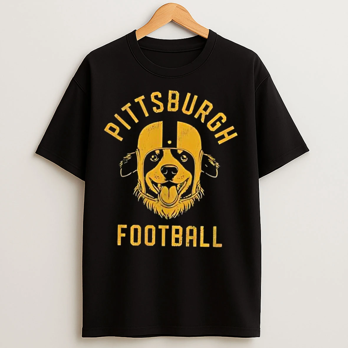 Classic Pittsburgh Steelers Football Australian Shepherd T Shirts