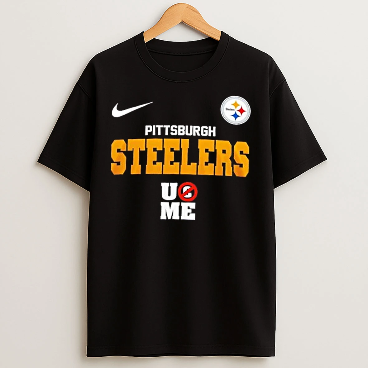 Classic Pittsburgh Steelers X Ucme John Cena Never Give Up T Shirts