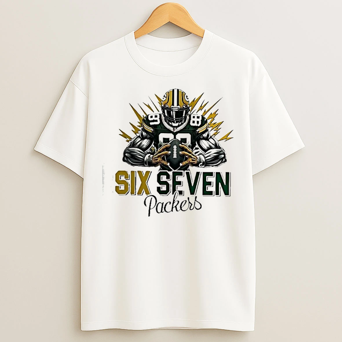 Classic Player Six Seven Green Bay Packers T Shirts