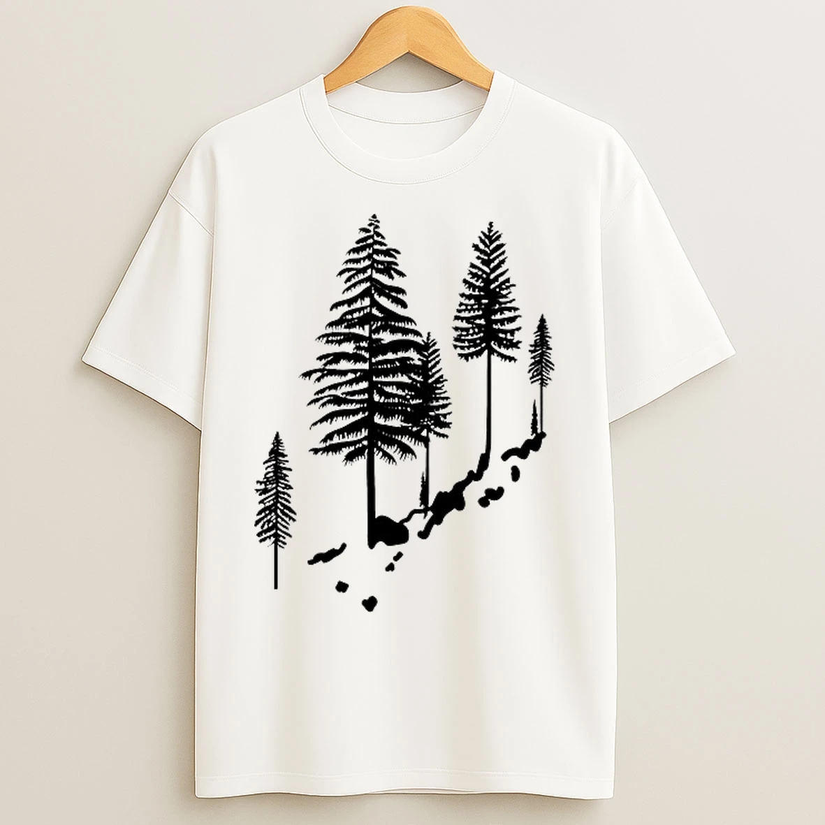 Classic Pluribus Carol Pine Tree T Shirts