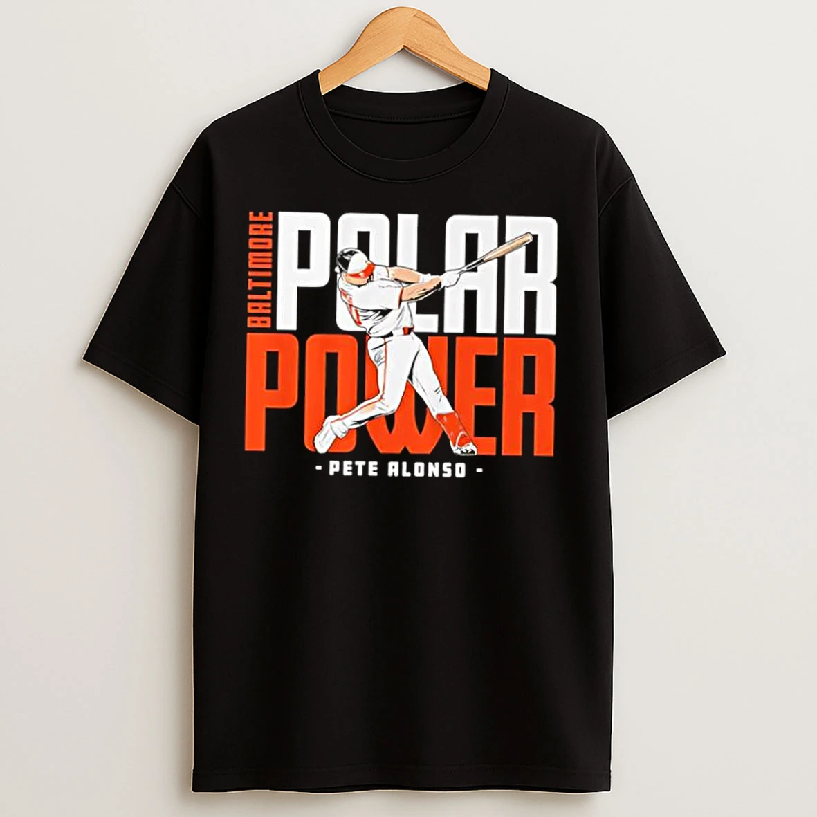 Classic Polar Power Baltimore Pete Alonso Baseball Player T Shirts