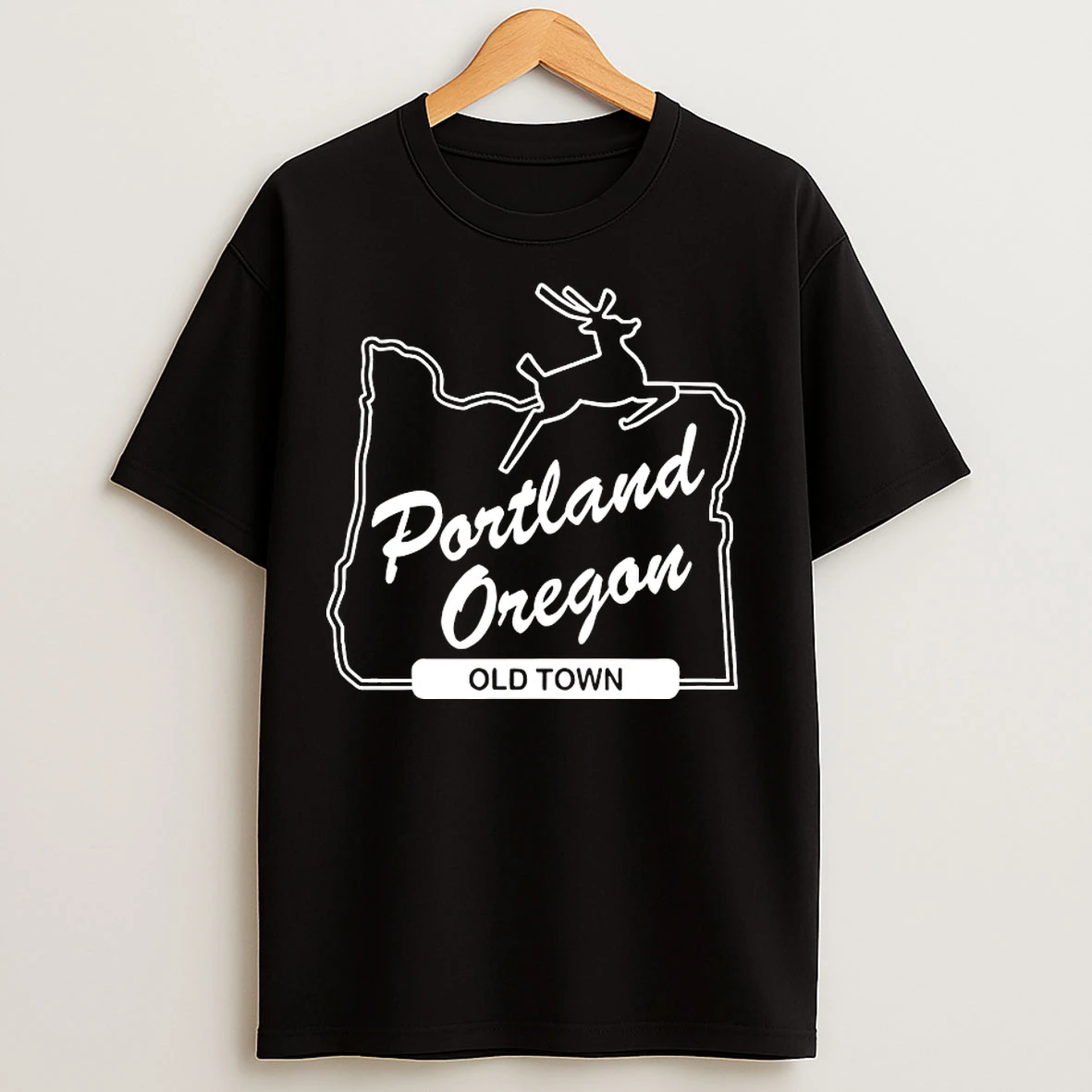 Classic Portland Oregon Old Town T Shirts